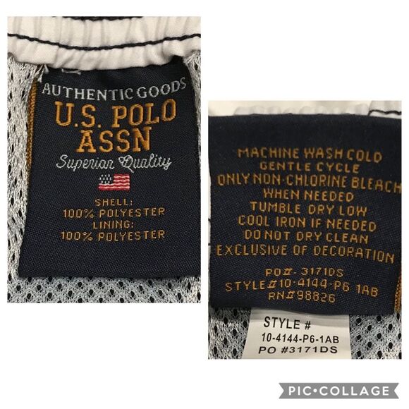 US Polo Association Board Shorts Swim Shorts Men's Sz L - Picture 7 of 8